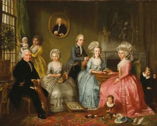 Portrait de la famille de Jan van Loon